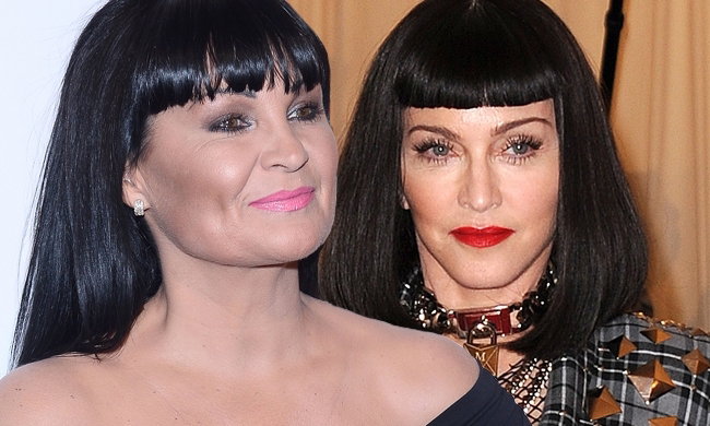 Iwona Pavlović skopiowała Madonnę. Iwona Pavlović w stroju Madonny. Iwona Pavlović jako Madonna w Tańcu z Gwiazdami
