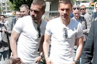 Łukasz Podolski na otwarciu warszawskiej placówki fundacji ARKA