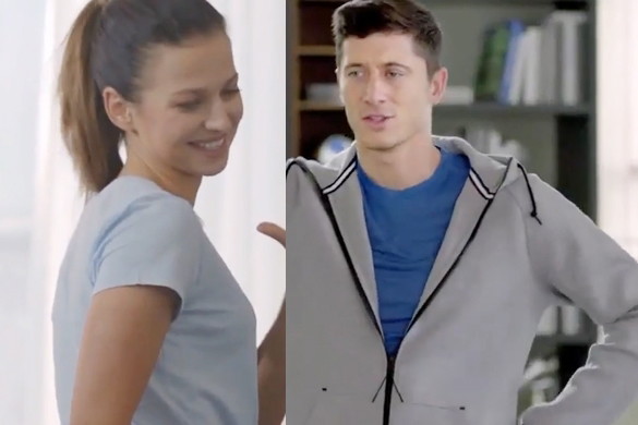 Anna i Robert Lewandowscy w reklamie T-Mobile