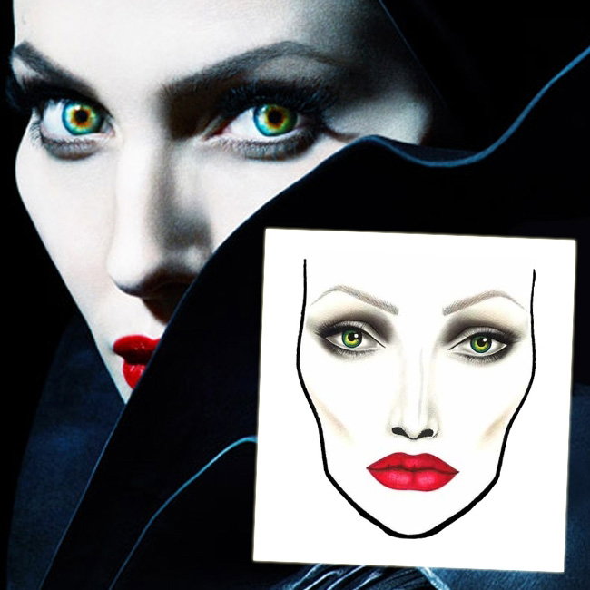 Makijaż z filmu Maleficent - Angelina Jolie - MAC Cosmetics