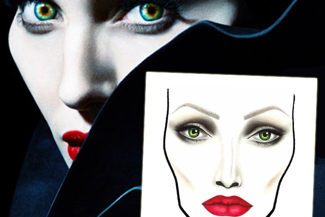Makijaż z filmu Maleficent - Angelina Jolie - MAC Cosmetics