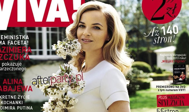 Monika Richardson na okładce Vivy Już po ślubie. Monika Zamachowska w Vivie