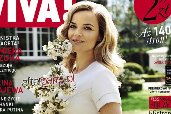 Monika Richardson na okładce Vivy Już po ślubie. Monika Zamachowska w Vivie