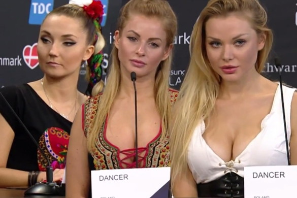 Konferencja prasowa Cleo i Donatana na Eurowizji 2014