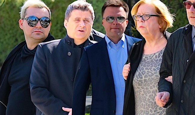 Gwiazdy na pogrzebie Roberta Leszczyńskiego