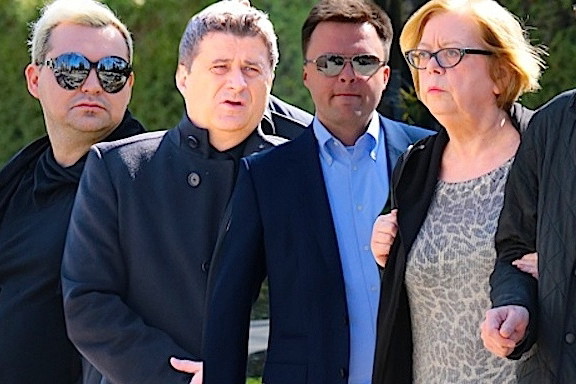 Gwiazdy na pogrzebie Roberta Leszczyńskiego