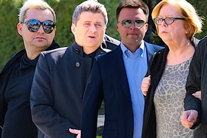 Gwiazdy na pogrzebie Roberta Leszczyńskiego
