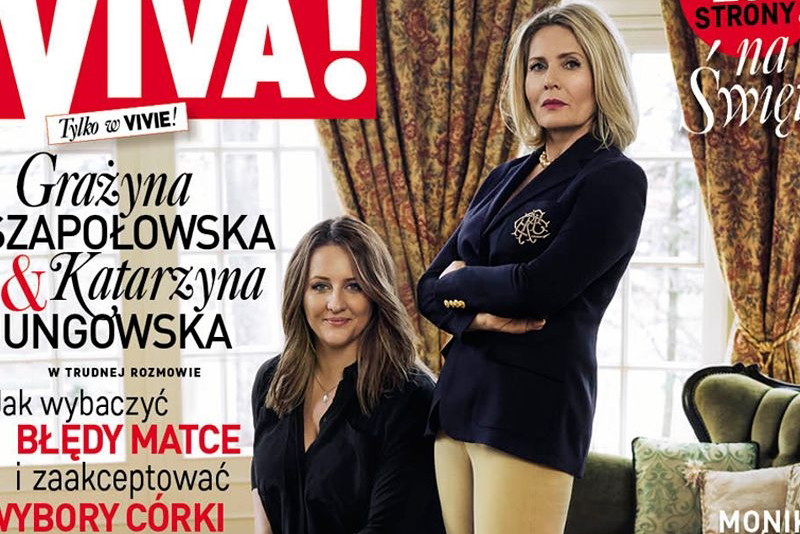 Grażyna Szapołowska z córką na okładce najnowszej Vivy!