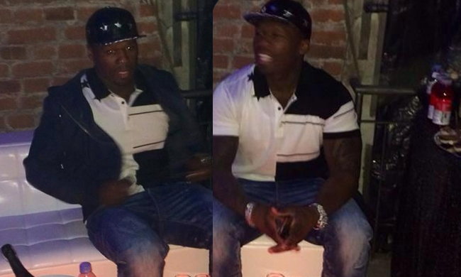 50 Cent na imprezie w Soho Factory