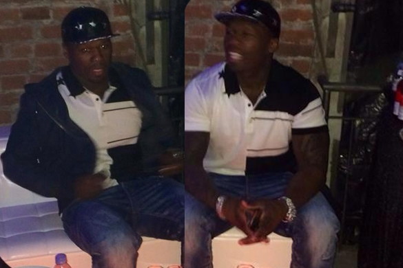 50 Cent na imprezie w Soho Factory