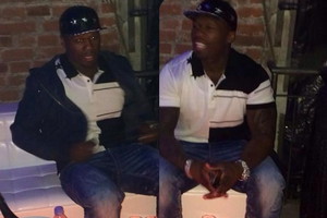50 Cent na imprezie w Soho Factory