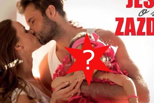 Monika Ordowska i Rafał Sieradzki z córką w magazynie Gentleman