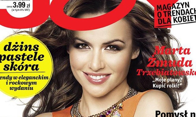 Marta Żmuda Trzebiatowska na okładce JOY