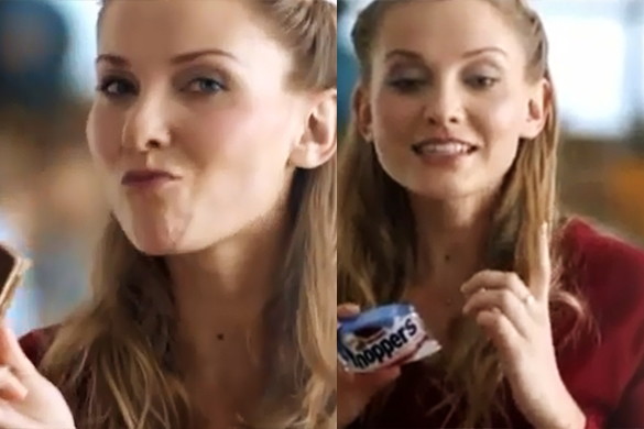 Joanna Moro w starej reklamie