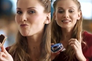 Joanna Moro w starej reklamie
