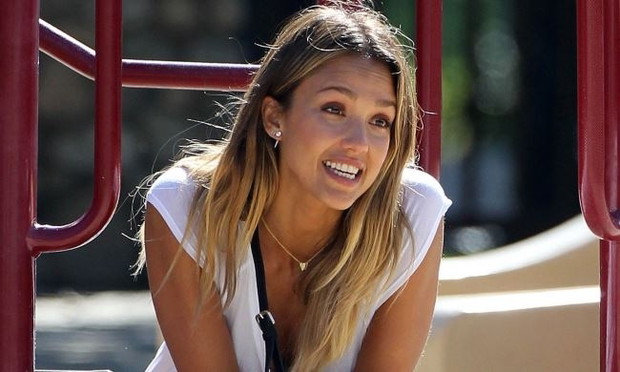 Jessica Alba i Cash Warren z córką