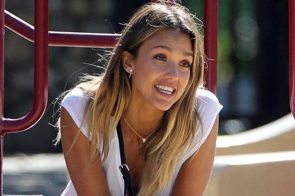 Jessica Alba i Cash Warren z córką