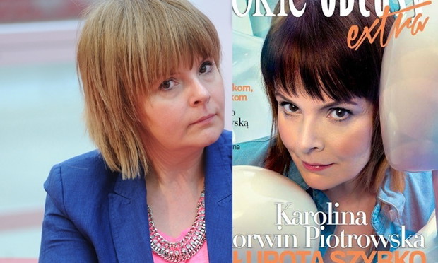 Karolina Korwin Piotrowska w Wysokich Obcasach