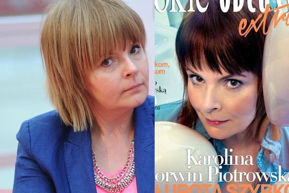 Karolina Korwin Piotrowska w Wysokich Obcasach