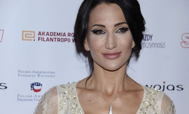 Justyna Steczkowska na gali "Gwiazdy dobroczynności" 2015