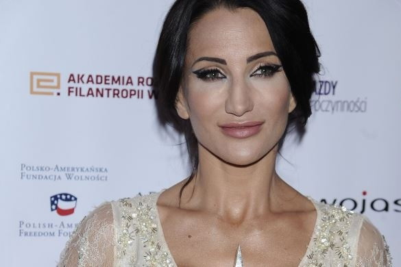 Justyna Steczkowska na gali "Gwiazdy dobroczynności" 2015