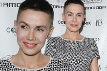 Olga Bołądź na otwarciu salonu fryzjerskiego Loveconcept