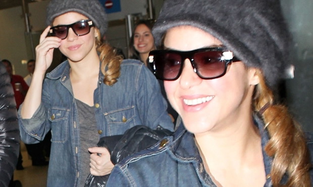 Shakira na lotnisku w Los Angeles