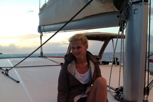 Izabela Zwierzyńska na wakacjach. Izabela Zwierzyńska z mężem w podróży poślubnej. Izabela Zwierzyńska i Stanisław Gliniewicz