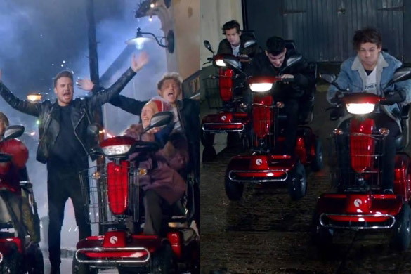 One Direction nowy teledysk. One Direction w Londynie. Niegrzeczni chłopcy z One Direction.