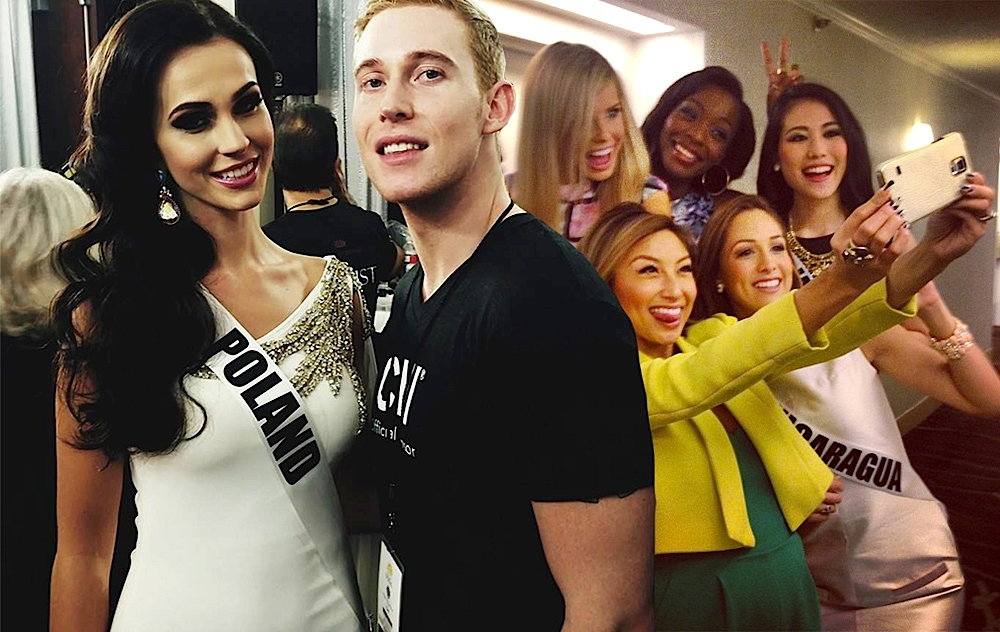 Dawid Bernat czesze na Miss Universe. Polak fryzjerem Miss Universe