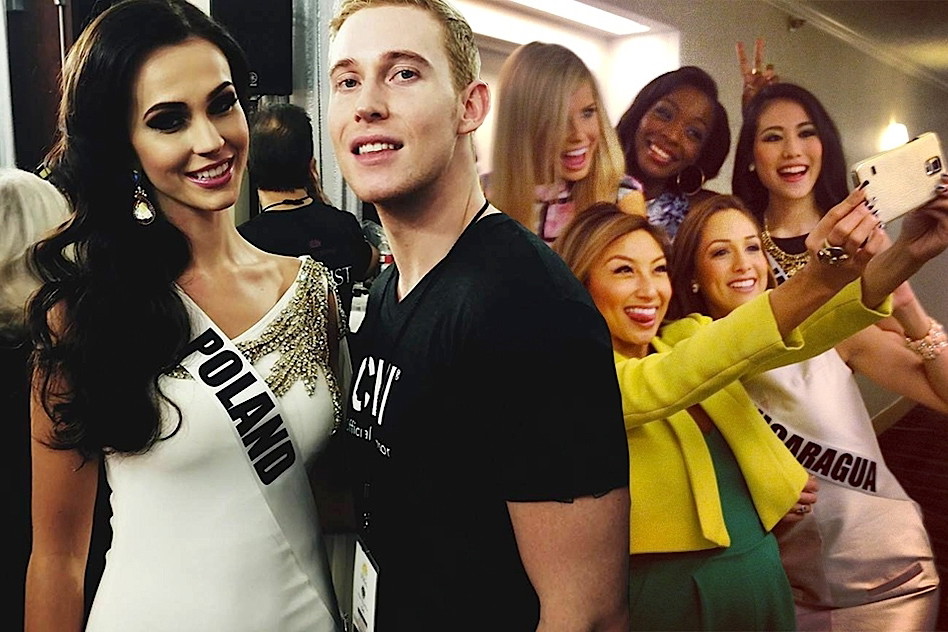 Dawid Bernat czesze na Miss Universe. Polak fryzjerem Miss Universe