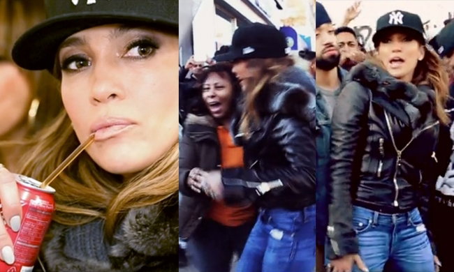 Jennifer Lopez w teledysku "Same girl"
