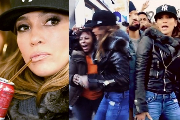 Jennifer Lopez w teledysku "Same girl"