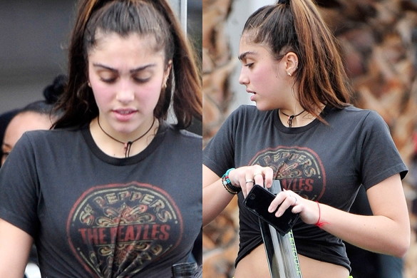 Córka Madonny Lourdes Leon wraca z siłowni w Los Angeles
