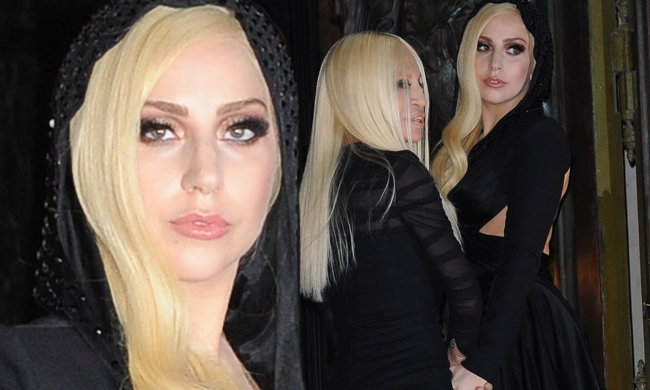 Lady Gaga i Donatella Versace na Paris Fashion Week