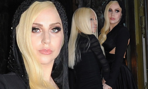 Lady Gaga i Donatella Versace na Paris Fashion Week