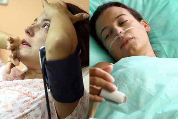 Anna Mucha w szpitalu. Magda Marszałek walczy o życie. Anna Mucha w M jak miłość. Anna Mucha urodziła