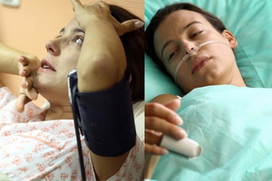 Anna Mucha w szpitalu. Magda Marszałek walczy o życie. Anna Mucha w M jak miłość. Anna Mucha urodziła