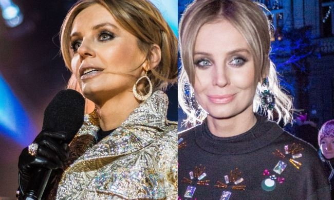 Agnieszka Szulim podczas Sylwestra TVN 2014/2015 w Krakowie