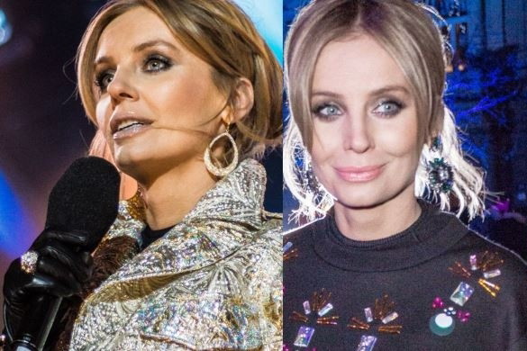 Agnieszka Szulim podczas Sylwestra TVN 2014/2015 w Krakowie