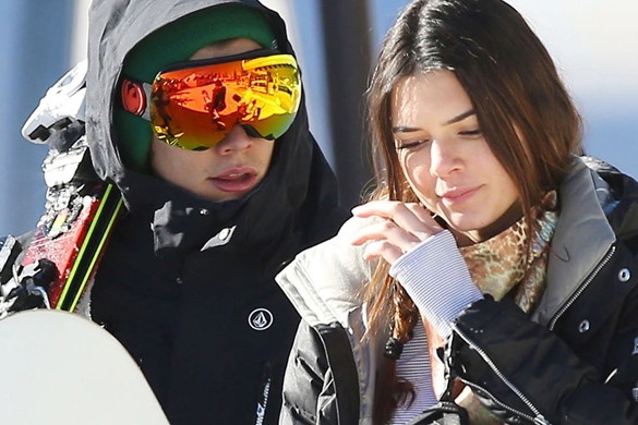 Kendall Jenner i Harry Styles na nartach w Mammoth Lakes