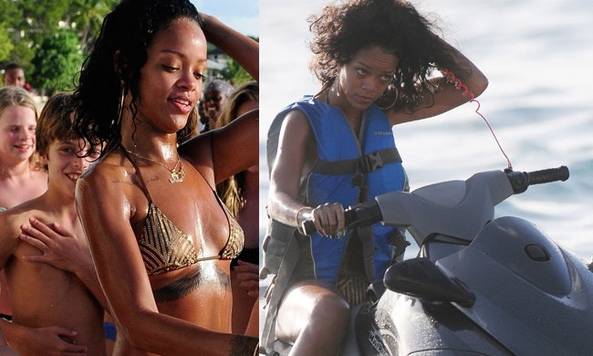 Rihanna w bikini na Barbadosie