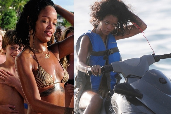 Rihanna w bikini na Barbadosie