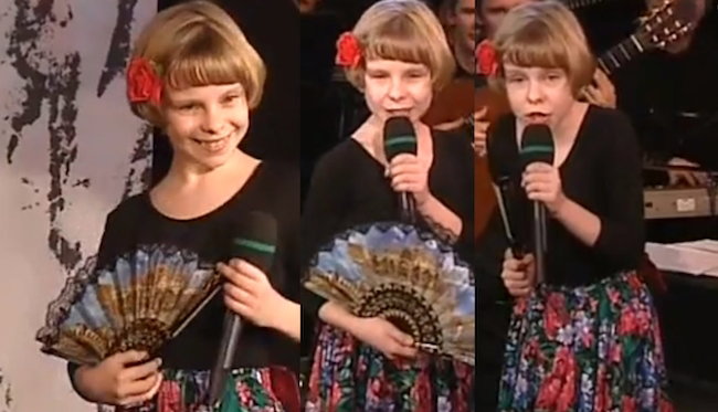 Alicja Janosz w dzieciństwie. Alicja Janosz Margerita