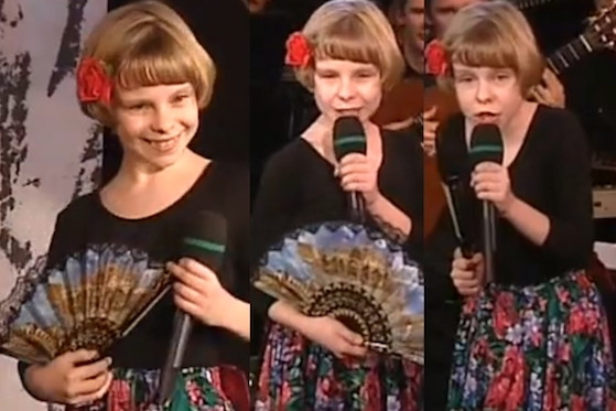 Alicja Janosz w dzieciństwie. Alicja Janosz Margerita