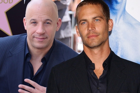 Paul Walker i Vin Diesel w filmie "Szybcy i Wściekli 7"