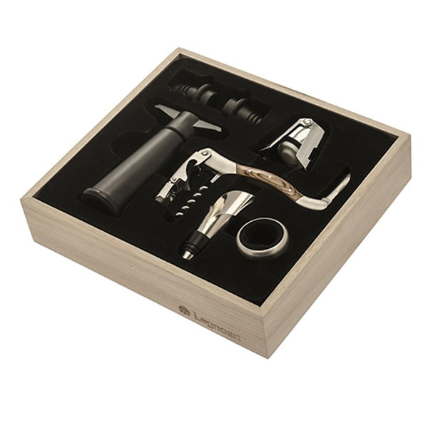 Zestaw do wina Legnoart Legno, cena