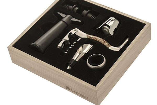 Zestaw do wina Legnoart Legno, cena