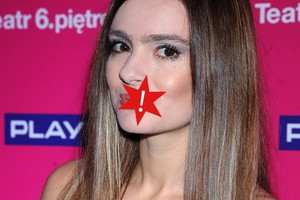 Maria Niklińska na premierze spektaklu "Czechow żartuje"