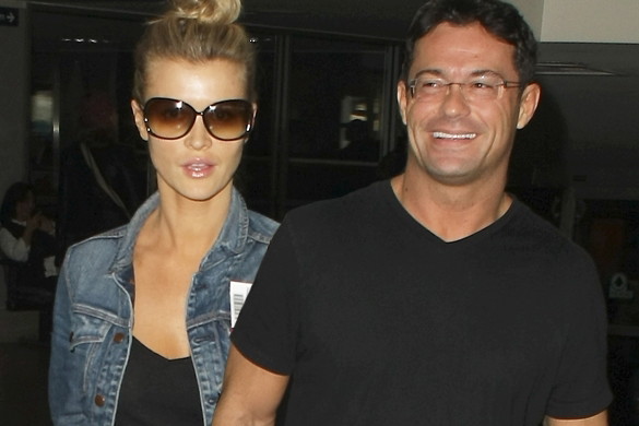 Joanna Krupa i Romain Zago na lotnisku w Los Angeles